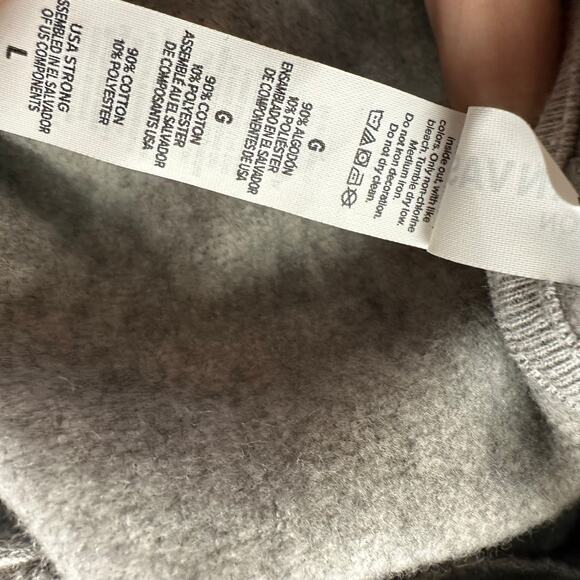 curb your enthusiasm Latte Larry's gray hoodie size L - Picture 6 of 6